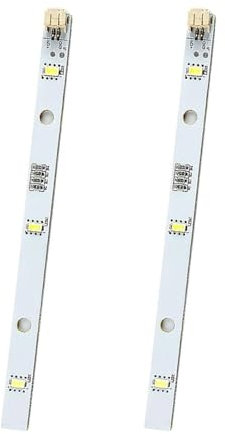 2 Stück LED-Lichtleiste,Gorenje Kühlschrank Ersatzteile,LED Kühlschranklampe,Kühlschrank Licht Lichtleiste für Rongsheng/Hisense E349766 MDDZ-162A 1629348 DC12V 2W [Energieklasse A]