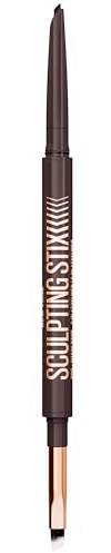 MAYBELLINE Sculpting Stix 2-in-1 Eyeliner, Dual Ended Brown Eye Liner With Up to 24HR Wear, Smudge and Sweat-Resistant Eye Makeup Formula, Smooth Espresso, 1 Count