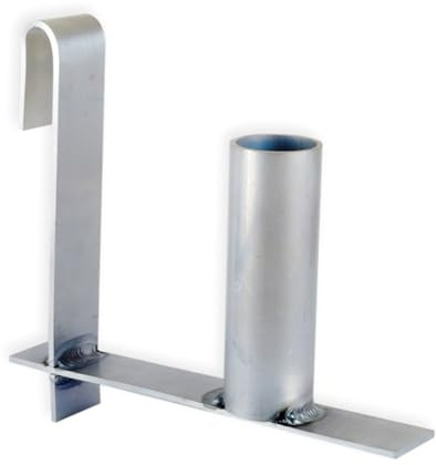 MoSundi Unrolling Aid for PVC Privacy Strips with Rust-Proof Galvanized Steel Construction for Single Rod Mat and Grid Fences, Iron