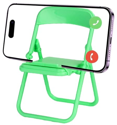 Fällbar stol telefonhållare,stol telefonhållare,Miniatyr hopfällbar | Desktop Mobiltelefon Stand | Utsökt, bärbar, smidig miniatyrfällbar, mobiltelefonställ, hopfällbar stoltelefonhållare