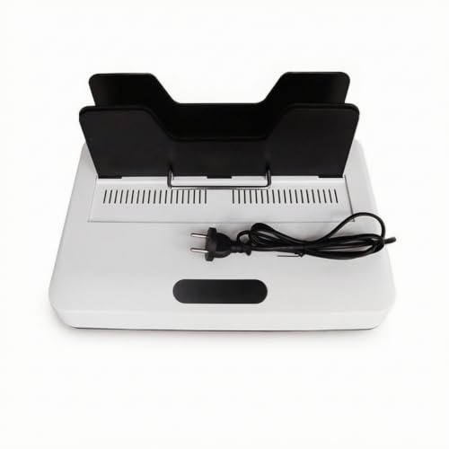 B Baosity Machine à Reliure Thermique Relieuse Thermique Machine de Reliure Reliure à Chaud Zone Fendue sur le Dessus pour un Alignement Aisé et Reliure Propre