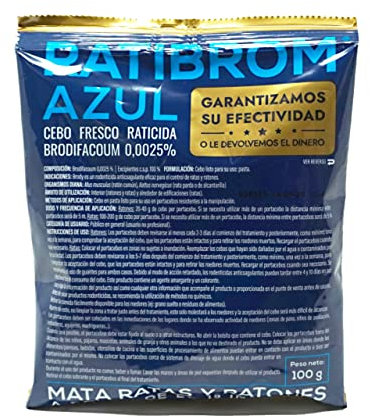 IMPEX EUROPA RATIBROM Azul, Cebo Fresco, Bolsita 100 gr