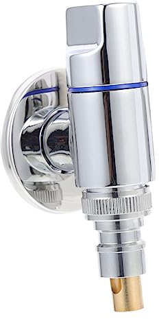 LIFKOME Válvula de Ángulo para Lavadora Cierre Rápido Acero Inoxidable Resistente Sellado Repuesto para Grifería y Corte Agua Fregadero Baño