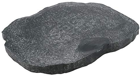 Bol en Résine pour Reptile, Nourriture et Eau, Ornement pour Terrarium, pour Tortue Lézard Caméléon Iguane, Vert, Taille M