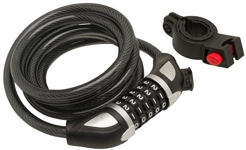 Sterling 10mm 1.8m Combination Locking Security Cable