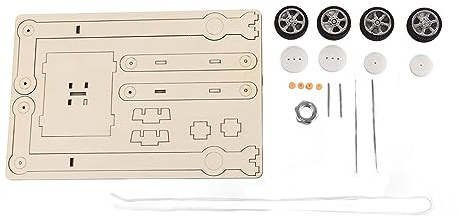 Kit de Chariot à gravité DIY, Jouet d'expérimentation Scientifique éducative pour Enfants, Apprentissage Physique en Bois, Projet d'assemblage, activité STEM