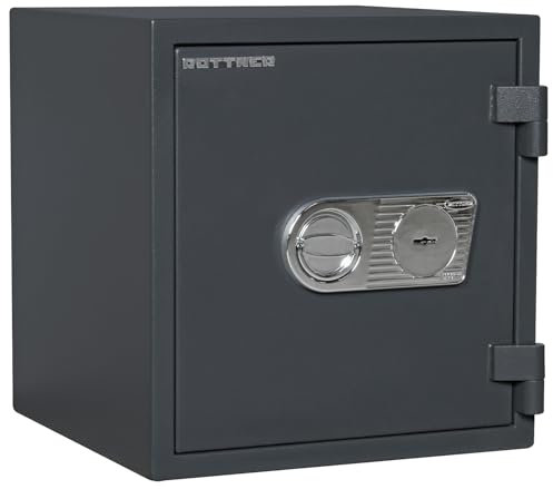 Rottner T06205 ATLAS FIRE PREMIUM 45 Feuerfester Tresor EN 1 Sicherheitsstufe Schlüsselschloss anthrazit