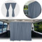 BREMER SITZBEZÜGE Separación de Cabina del Conductor, protección Solar, Cortina Compatible con Mercedes Vito, Viano W639, Gris, Accesorio para Caravana