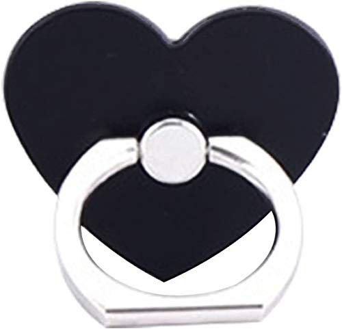 MuStone Soporte para anillo de teléfono móvil, soporte para anillo de teléfono celular, soporte de anillo de teléfono en forma de corazón