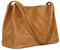 Kattee Soft Women Genuine Leather Tote Hobo Shoulder Bag Purse Handbag Satchel with Top Magnetic Snap Closure Medium