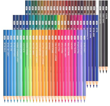 Shuttle Art Buntstifte Set, 80 Buntstifte für Erwachsene und Anfänger zum Malen und Zeichnen, bruchsichere Buntstifte Kinder, Holzstifte, Farbstifte für Malbücher, Schule und zu Hause
