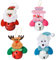 TAIYOU 4 Pezzi Albero Natale Ciondolo Campana Decorazione Campane Babbo Natale