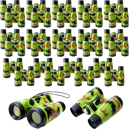 Lot de 30 jumelles en vrac pour enfants - Motif camouflage - Pour la chasse, les fêtes, les explorateurs