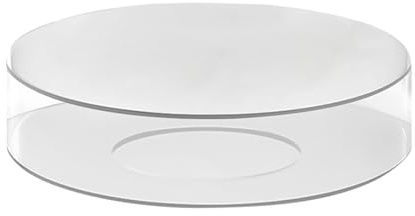 Elevador acrílico para exhibición de tartas, cilindro rellenable, divisor para centro de mesa, pedestal de postre, soporte decorativo para bodas, compromisos, cumpleaños, baby shower