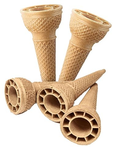 PZ 336 CONI LUNA IN CIALDA WAFER CONO CON FORMA COPPA PER GELARIA E PASTICCERIA