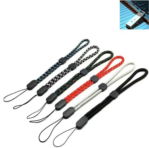 LiJuanWang Lanyard Dragonne Poignet,6 pièces Lanière de dragonne à main réglable,lanière de caméra,Clef Bracelet Lanière,Cordons De Dragonne,pour Téléphone,Smartphone,Caméra