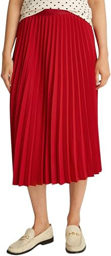 Tommy Hilfiger Falda Mujer Rock Fluid Pleated Pull On Midi Falda Plisada