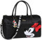 Disney Minnie Maus Schwarze Reisetasche, Sporttasche, Handgepäck 45x17x28cm (Minnie Mouse Schwarz)