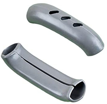 RYGRZJ Copertura per manico in silicone anti-scottatura, supporto per maniglia di assistenza, manico antiscivolo in silicone, manici in silicone per pentole e padelle, accessori da cucina