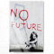 Atemberaubendes 5mm Starkes Acrylglas-Bild 80x120cm groß, Banksy Art No Future im Hochformat als XXL Acrylglasbild zur Dekoration, EIN Wandbild für alle Zimmer, Inkl, Aufhängung