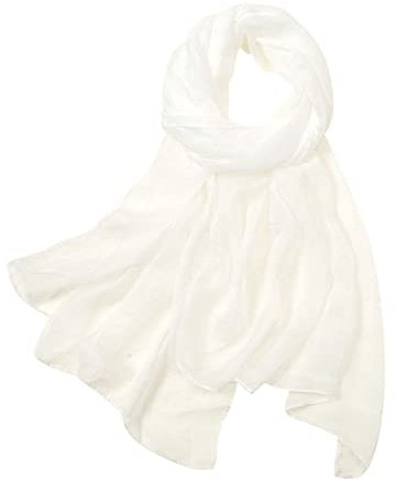 Dorjuli Damen Schal Stola Halstuch Sommerschals- Einfarbig Schal Eleganter Boho Schulter-Tuch Schals für Frauen Leichter Seidenschals Damen eide Leicht Seidentuch Bandana