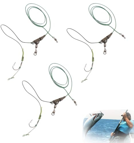 3 Pièces Clips De Leader De Matériel De PêcheCarpe, Leaders pour Carpe, Clip Plomb, Bas De Ligne pour Pêche à La Carpe Hamecon Carpe, Accessoires pour Les Amateurs De Pêche