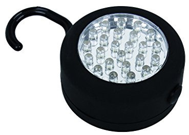 Cofan Lámpara Led portátil redonda | Incluye gancho e imán para colgar | Dispone de 24 Led