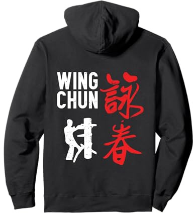 MMA Kung Fu Per Gli Appassionati Di Arti Marziali Wing Chun Felpa con Cappuccio