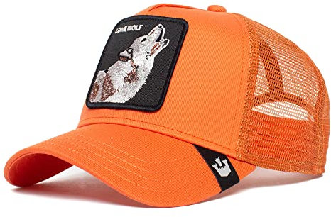 Goorin Bros. Unisex-Erwachsene The Farm Original Seasonal Snapback Trucker Hat for Men and Women Baseballkappe, Pumpkin (Der einsame Wolf), Einheitsgröße