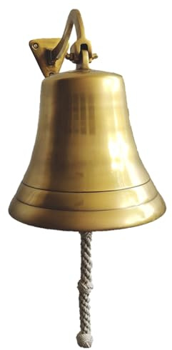 Sea-Club Ship Bell Wall Bell Aluminium Diameter 30 cm Maritime Decoration