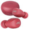 JVC HA-A6T Gumy Mini Wireless Bluetooth Earbuds, 23 Hours Battery, Quick Charge, Touch Control, IPX4 (Red)