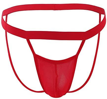 Fulidngzg Ropa Interior Hombre Sexy, Tanga Eróticas Slip Gay G-String Transpirable Elefante Amarillo Suspensorio Extremo Jockstrap Talle Bajo Calzoncillos Leopardo Deportivo