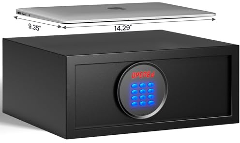 KornerBatl Hotel Safe Box with Administrator's Password (14.57D x 16.93W x 7.09H - 24.69 lb)