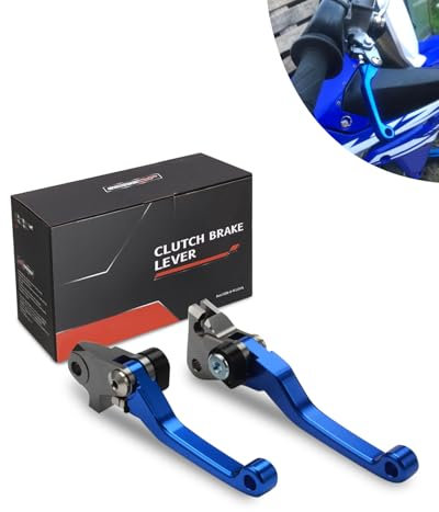 Motorrad Bremshebel und Kupplungshebel für YZ125/250 15-25 YZ250F 09-25 YZ125X 17-23 25 YZ250X 16-23 25 YZ426F/450F 09-25 YZ250FX 20-25 YZ450FX 19-25 WR450F 24-25 WR250F 25 Blau
