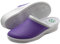 Poligono Pantoufles Sanitaires Homme et Femme, Pantoufles Professionnelles Fermées, Sabots Sanitaires, Chaussures Orthopédiques Confortables, Semelle Anatomique,Violet pour Femme 39