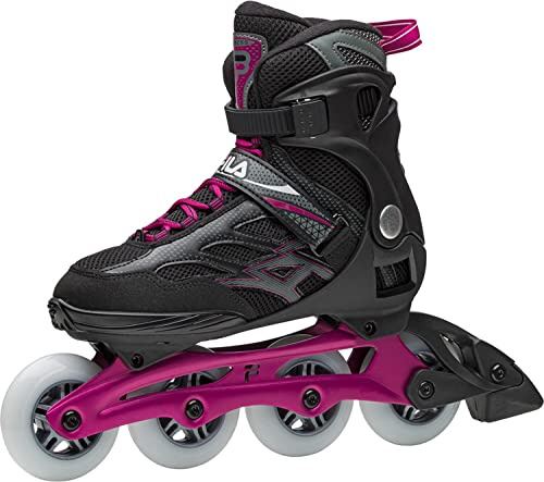 Fila Herren Wave 84 Inline Skate, Schwarz-Magenta, 42 EU