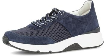 Gabor Damen Low-Top Sneaker, Frauen Halbschuhe,Freizeit,straßenschuhe,Strassenschuhe,Sportschuhe,Freizeitschuhe,Turnschuhe,Marine,42 EU / 8 UK