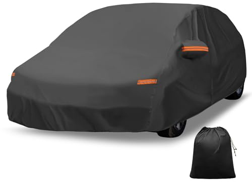 X AUTOHAUX 210D-PU Car Cover Outdoor Waterproof for Mazda 3 Hatchback 14-18