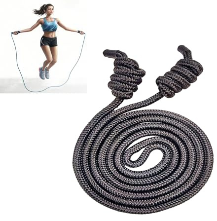 Flow övningsrep för fitness, hopprep för hemmet, hög prestanda dubbel vävd träningsrep justerbar, hopprep för gym, kardio hem