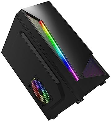 FONDOTIN Side Host Box for Atx Mid Tower Rgb Case Positive Pressure Heat Dissipation Wiring Area