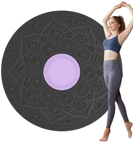 Tabla de equilibrio para niños | Tabla de equilibrio de pie | Con puntos de masaje, rotación de 360 grados, entrenador de núcleo de entrenamiento para gimnasio en casa, yoga, entrenamiento básico