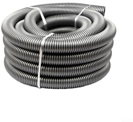 Tuyau fileté flexible pour aspirateur 50 mm ID en 3 m ou 4 m, construction en plastique robuste pour la maison, l'atelier ou les tâches commerciales d'aspirateur humide/sec (3 mètres)