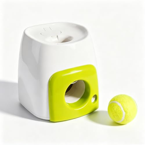 Automatic Dog Ball Launcher for Dogs, Interactive Food Reward Ball for Dogs