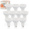 LED ATOMANT Pack 10x Bombilla LED GU10 8W, Color Blanco Neutro (4500K), 800 Lumenes, Equivalente a 80W tradicional