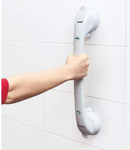 TronicXL Poignée de salle de bain XXL de qualité supérieure - Sans perçage - Avec ventouse - Pour baignoires, douche, WC - 50 cm