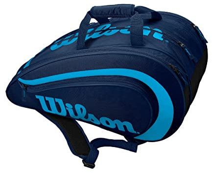 Wilson Padel-Tasche Rak Pak, Für bis zu 6 Schläger, Marineblau, Einheitsgröße, WR8900201001