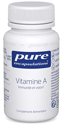 Pure Encapsulations - Vitamine A - Immunité et Vision - 60 Capsule