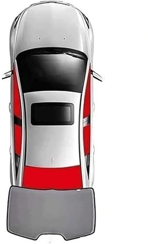 LVTFCO Auto magnetischer Sonnenschutz Für VW Tiguan 2016-2023, Doppelseitiges UV Schutz Autofenster Netz Blendschutz Sonnenschutzrollos Auto Zubehör,D/1Tail Windows