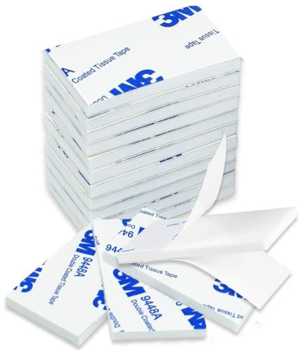YOFASEN 40 Piezas Almohadillas Adhesivas de Doble Cara - Almohadillas de Montaje Pegatinas Cinta de Espuma para Paredes y Pisos, Puertas, Plásticos, Vidrios, Metales