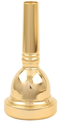 VOANZO Mouthpiece Alto Trombone Copper Mouthpiece 12C (Gold Plated) Premium Brass Instrument Accessory for Alto Trombone